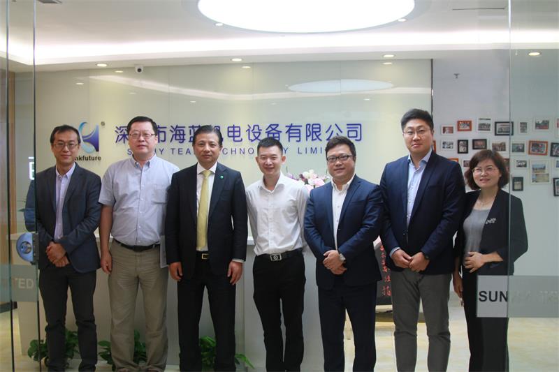 熱烈歡迎三菱電機(jī)自動(dòng)化蒞臨海藍(lán)機(jī)電參觀(guān)指導(dǎo)工作！