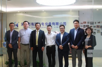 熱烈歡迎三菱電機(jī)自動(dòng)化蒞臨海藍(lán)機(jī)電參觀指導(dǎo)工作！
