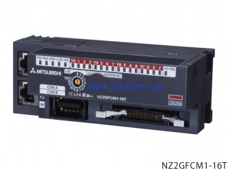 NZ2GFCM1-16D |16點(diǎn) DC24V（漏型）輸入，遠(yuǎn)程模塊、MIL連接器、1線式