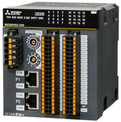 三菱cc-link NZ2GFCF1-32D 32點(diǎn) DC24V（漏型）輸入，遠(yuǎn)程模塊、FCN式
